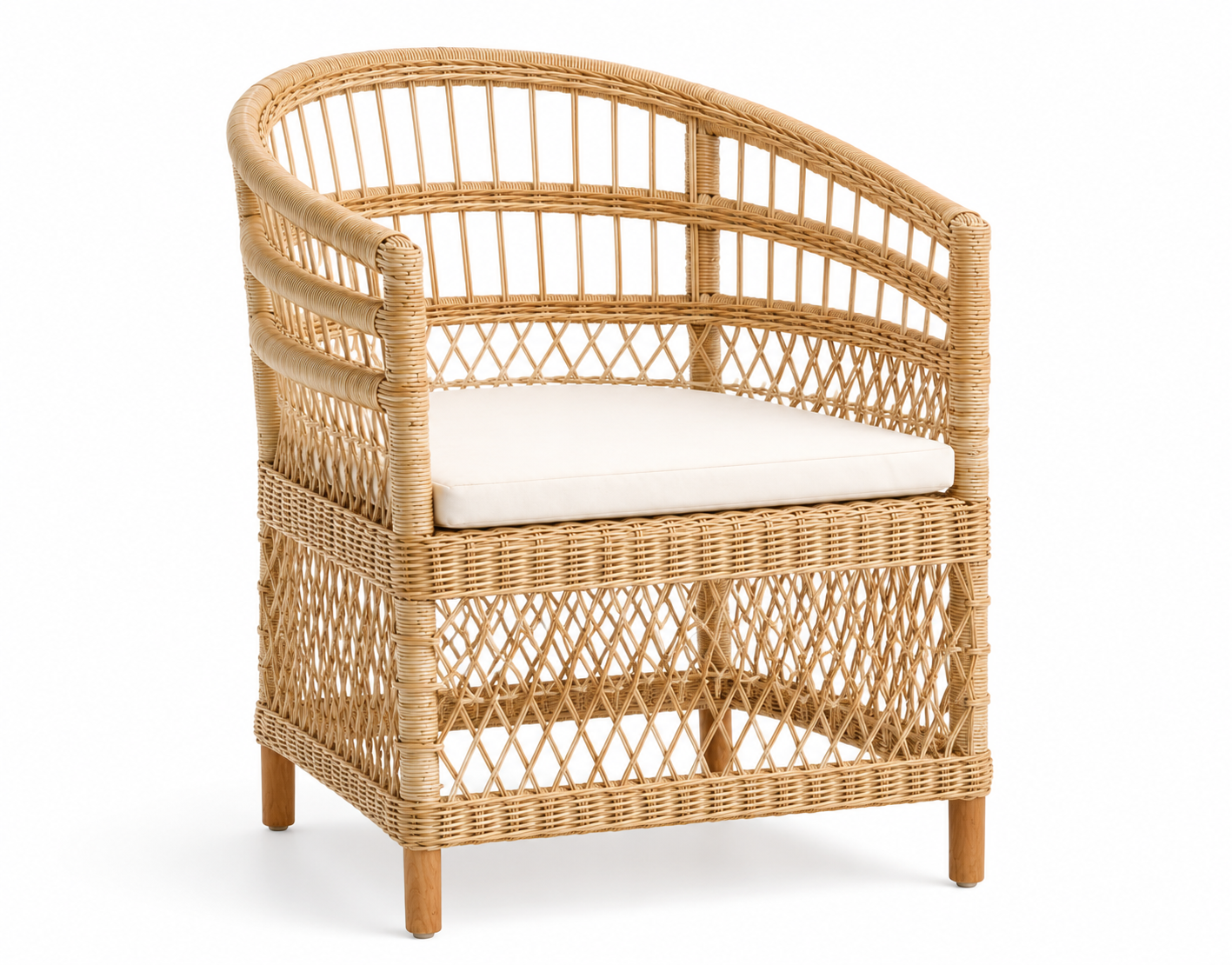 MILA RATTAN ARM CHAIR